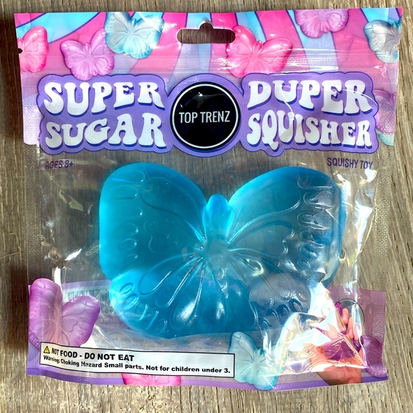 Top Trenz Other - Super Duper Sugar Squishy Beautiful Butterfly 🦋